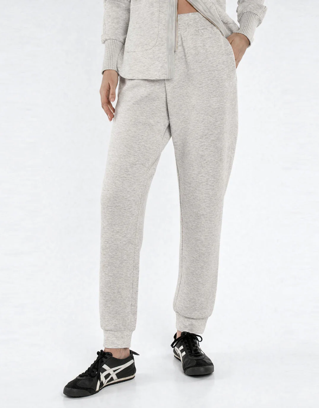 Sabina Trackpant - Grey Marle
