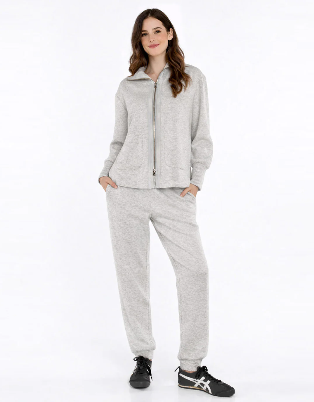 Sabina Trackpant - Grey Marle - Image 2
