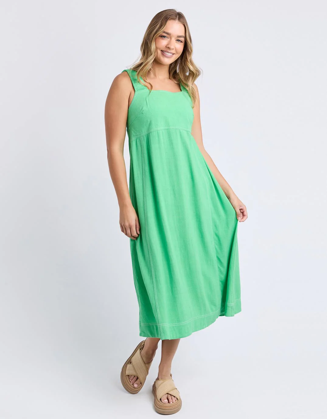 Sage Dress - Irish Green