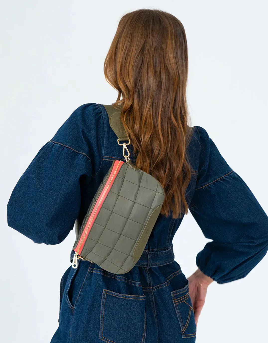Saxon Sling Bag - Khaki - Image 8