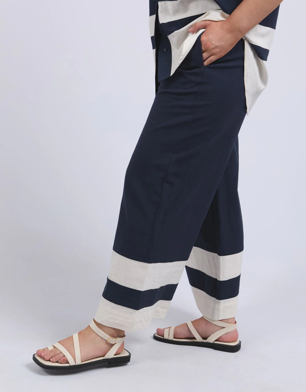 Scarlet Pant - Navy Stripe - Image 5