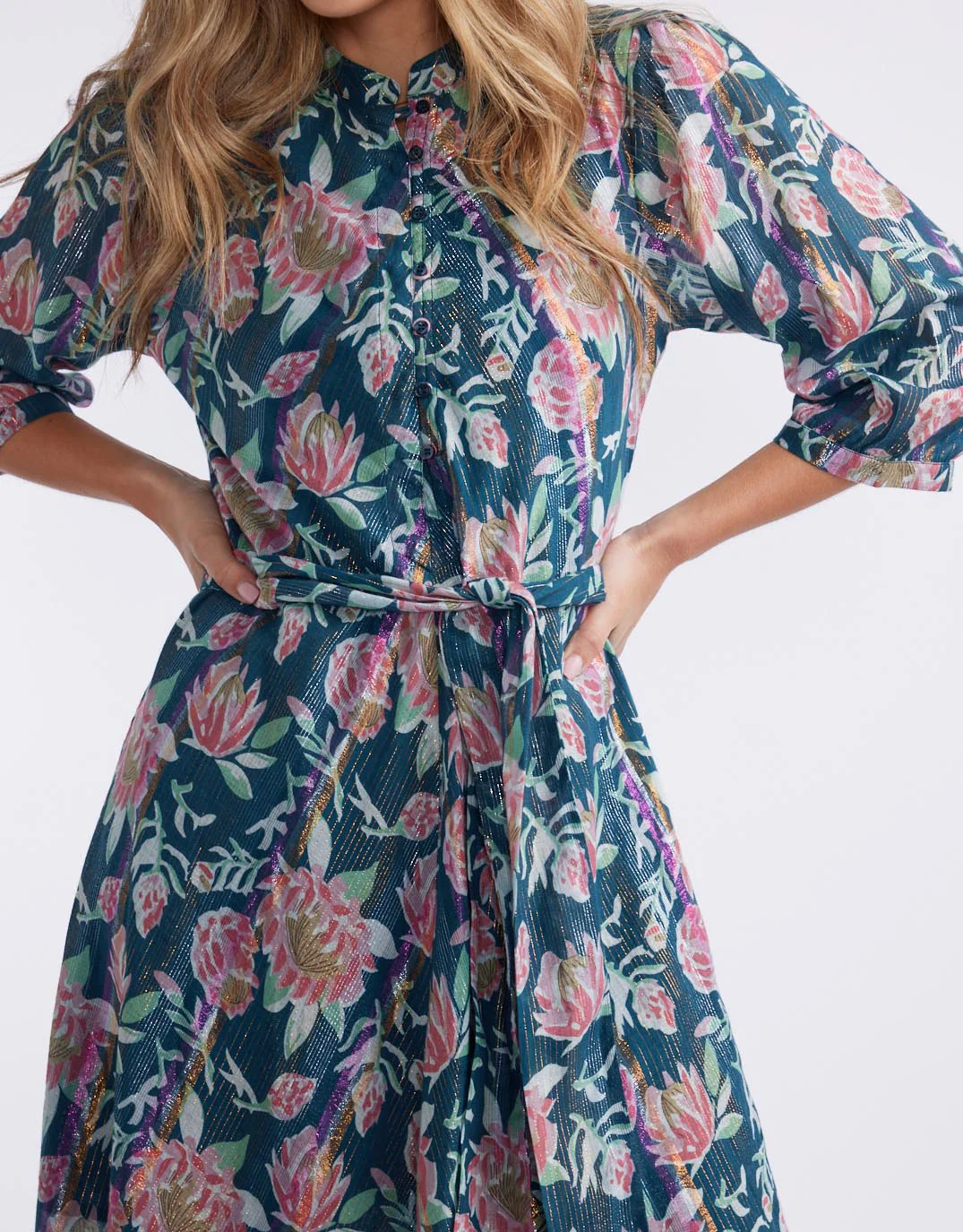 Scarlett Maxi Dress - Saint Candy Teal - Image 2