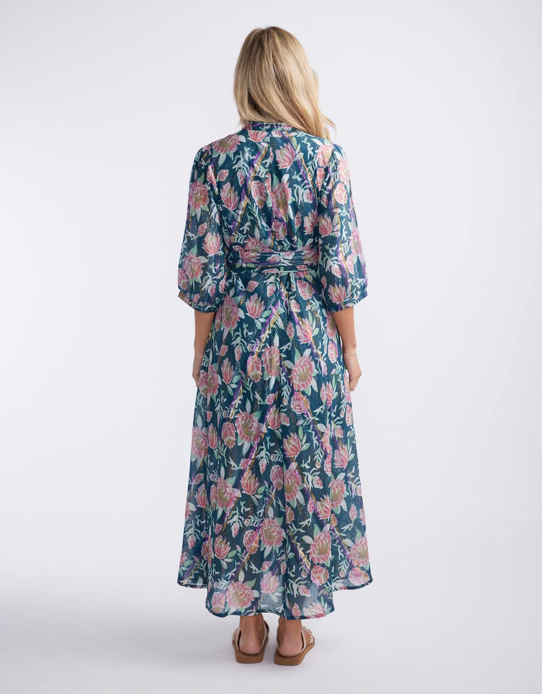 Scarlett Maxi Dress - Saint Candy Teal - Image 3