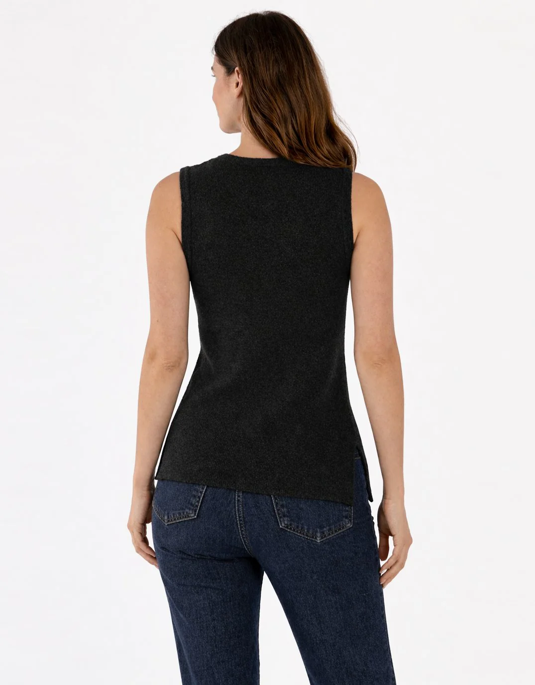 Shona Knit Vest - Black - Image 2