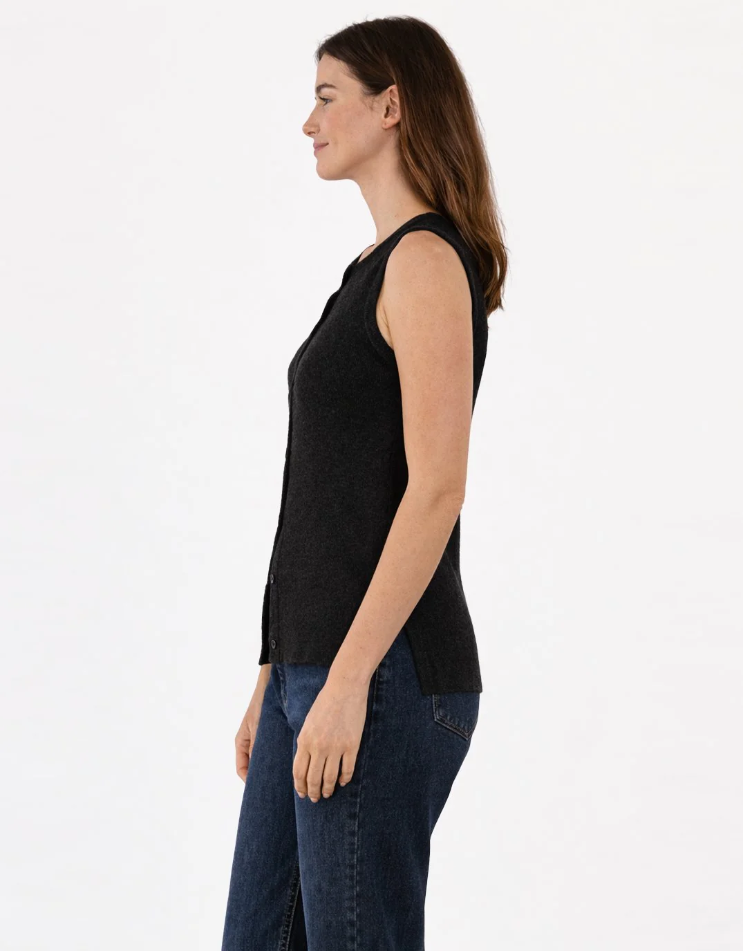 Shona Knit Vest - Black - Image 3