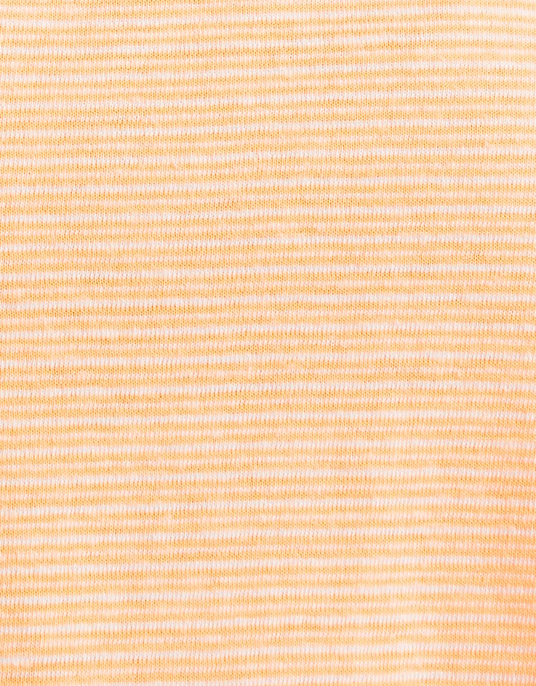 Sorbet Stripe Cali Tank - Neon Orange - Image 6
