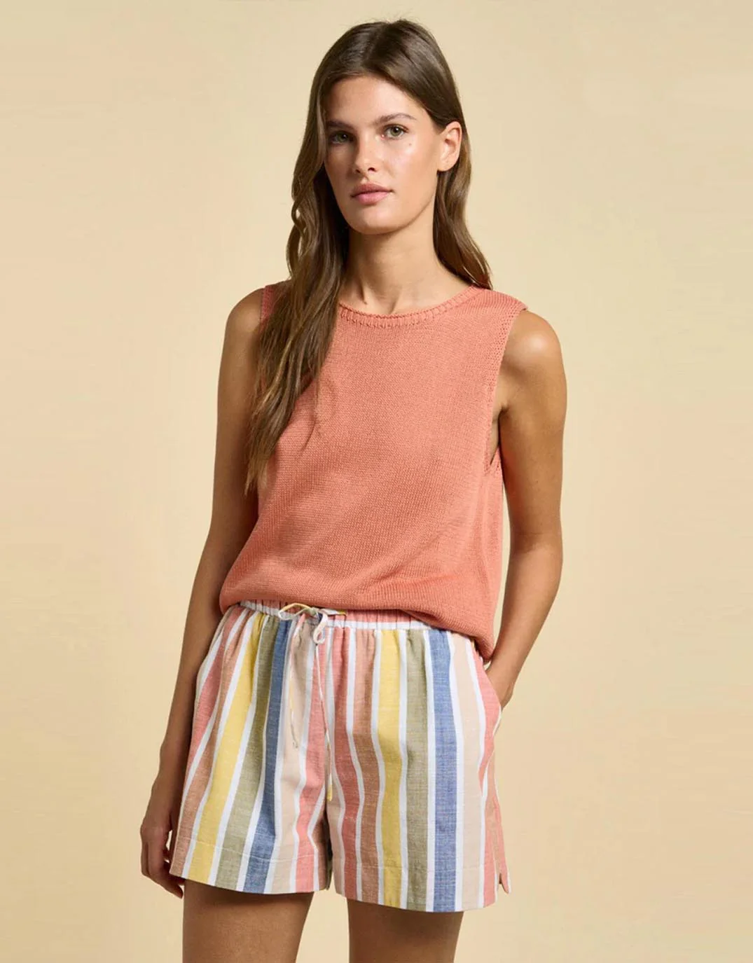 Spring Tank - Coral Pink