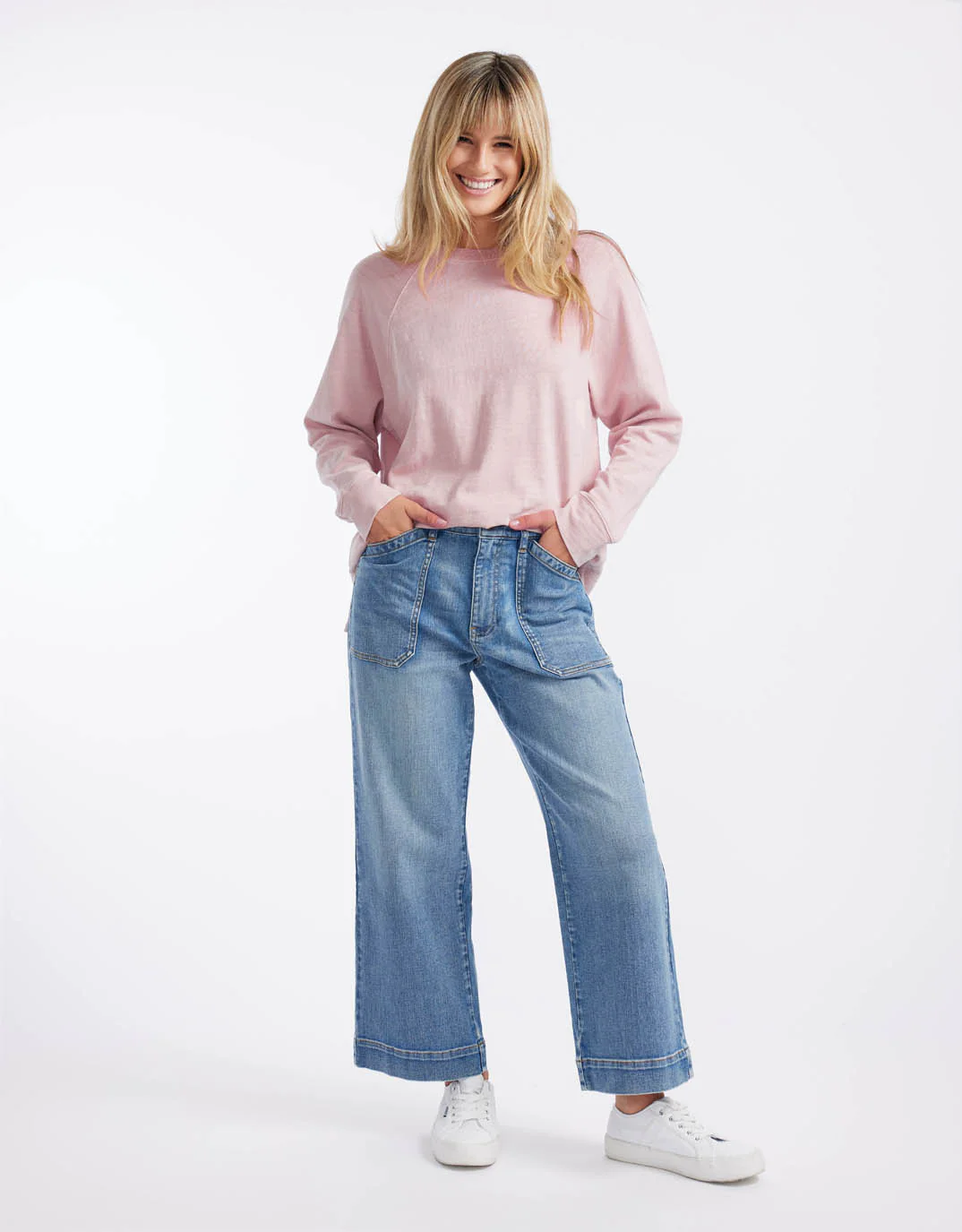 Sunset Throw On Top - Dusty Pink - Image 10