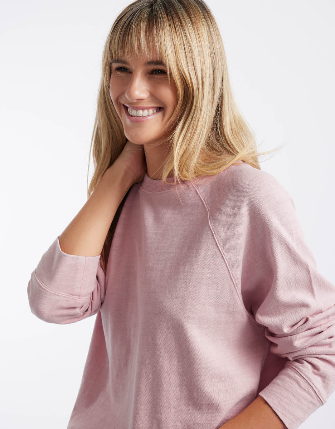 Sunset Throw On Top - Dusty Pink - Image 12