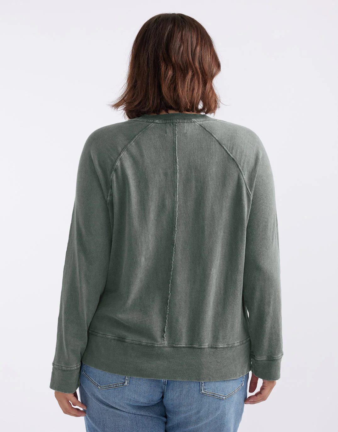 Sunset Throw On Top - Washed Khaki - Image 6