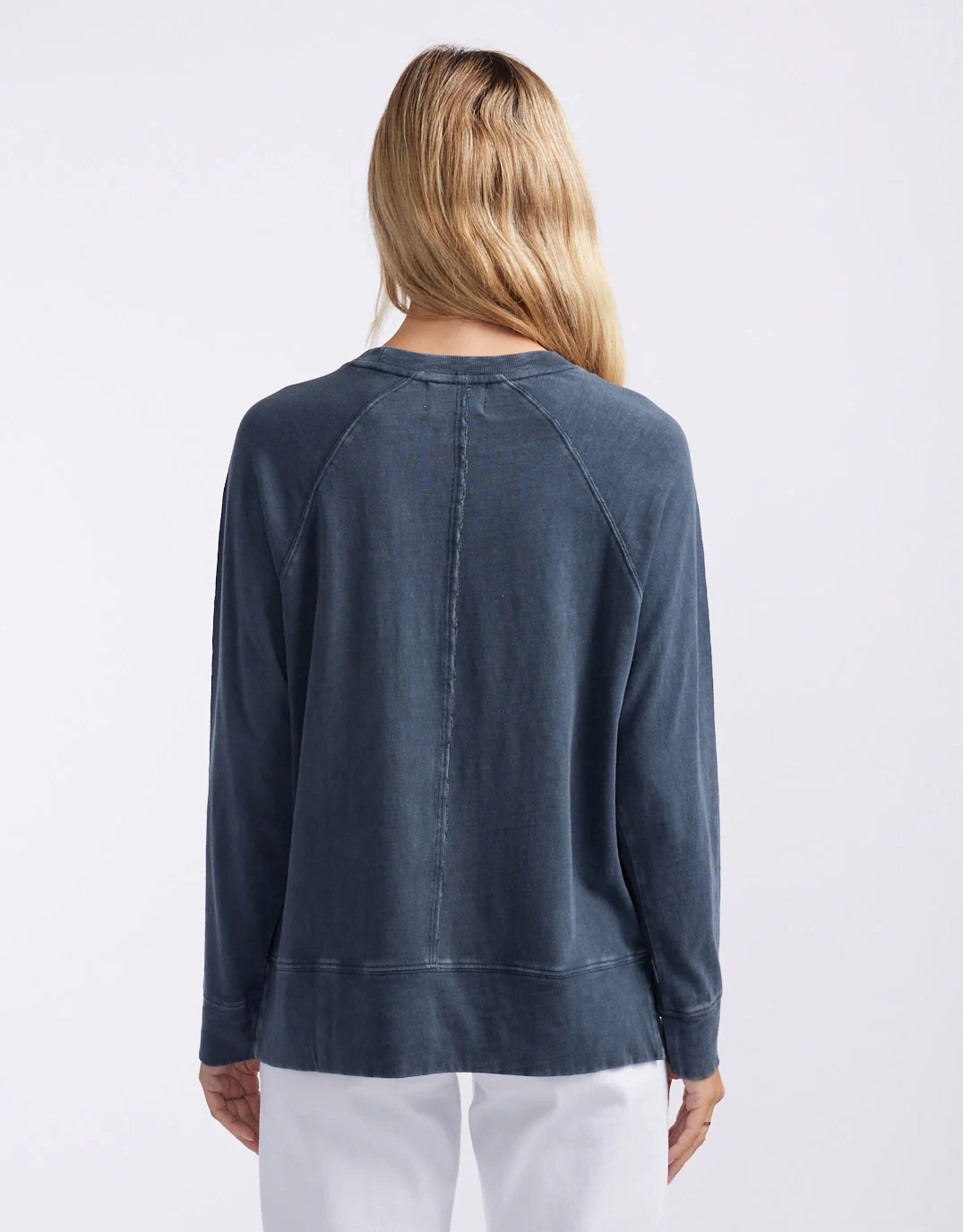 Sunset Throw On Top - Washed Navy - Image 10