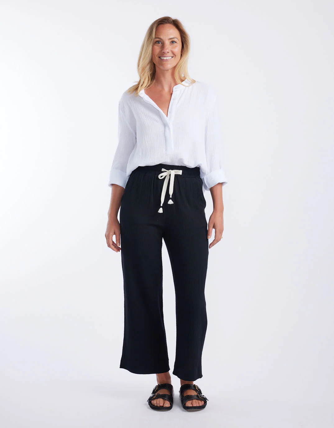 The Coastal Pant - Black - Image 3