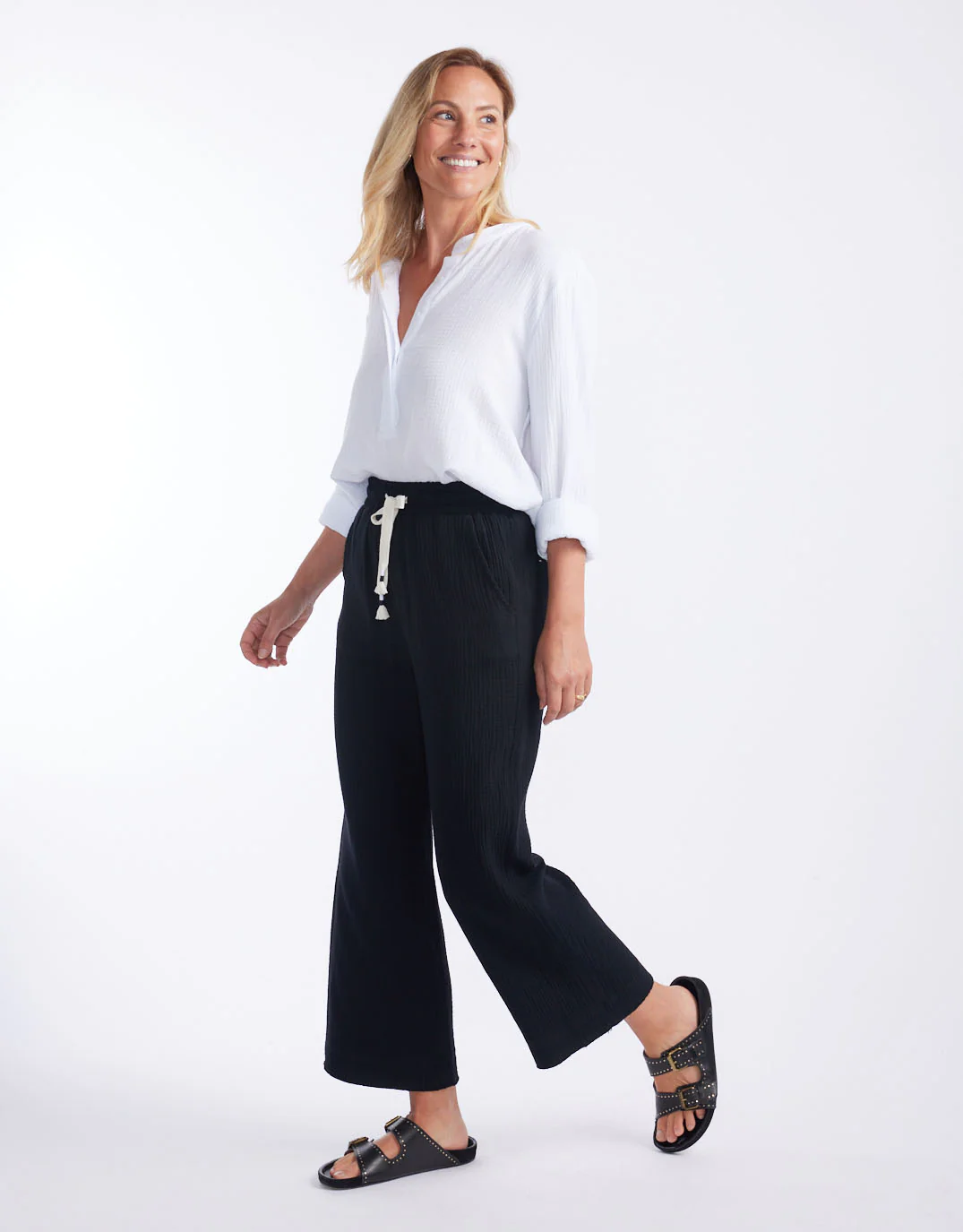The Coastal Pant - Black - Image 4