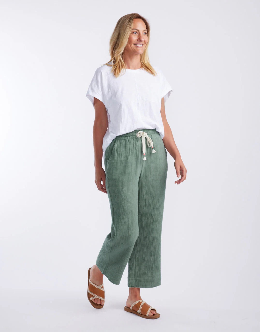 The Coastal Pant - Sage - Image 2