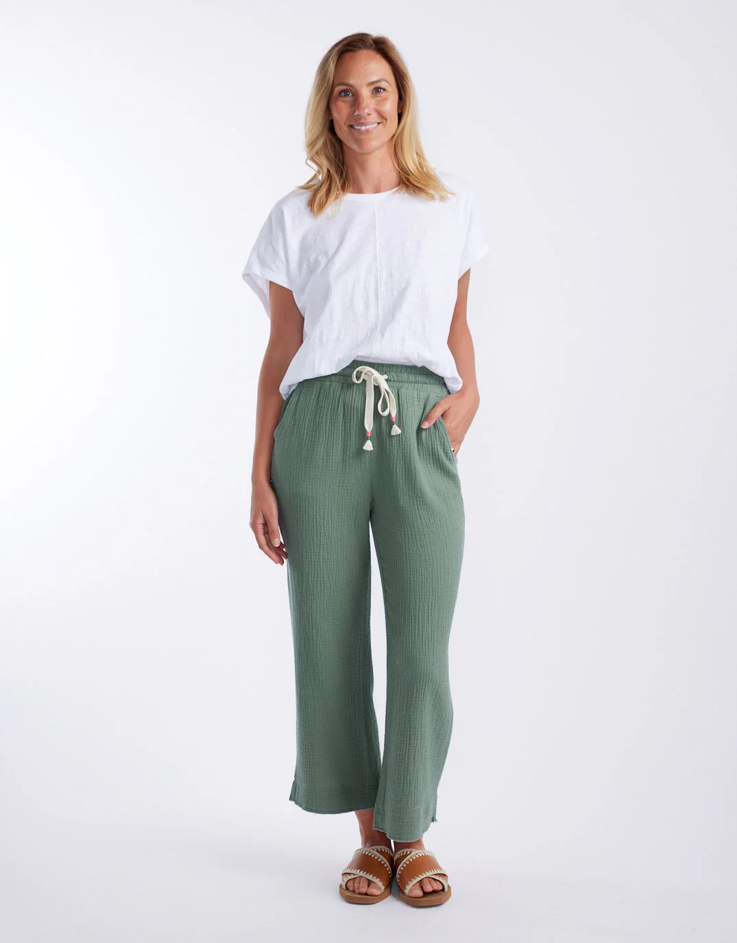 The Coastal Pant - Sage - Image 4