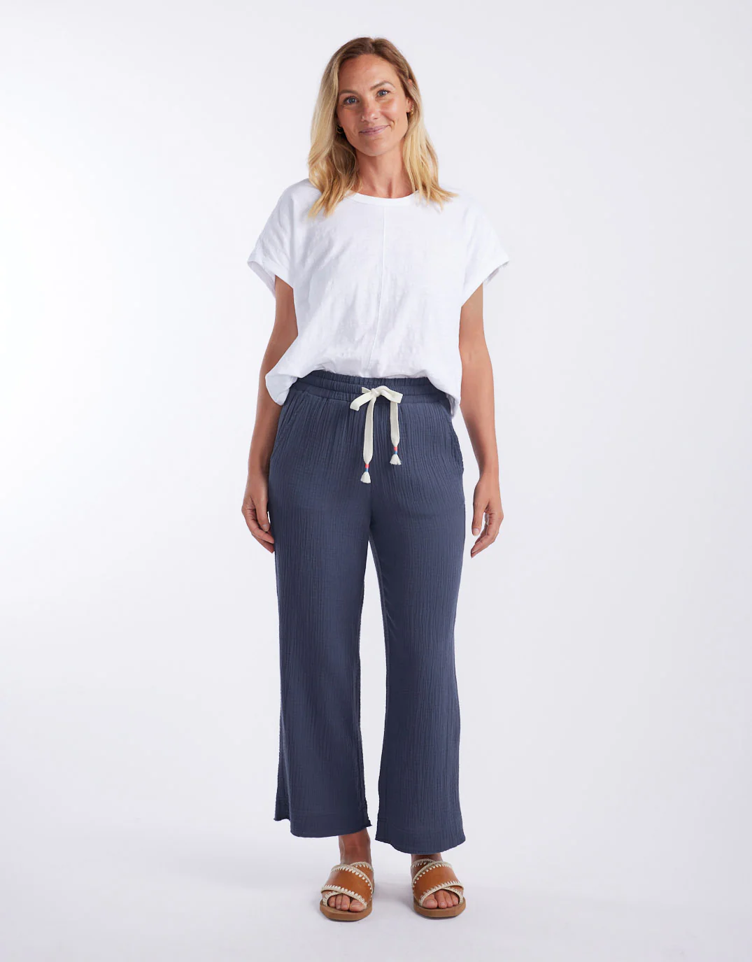 The Coastal Pant - Washed Navy - Image 4