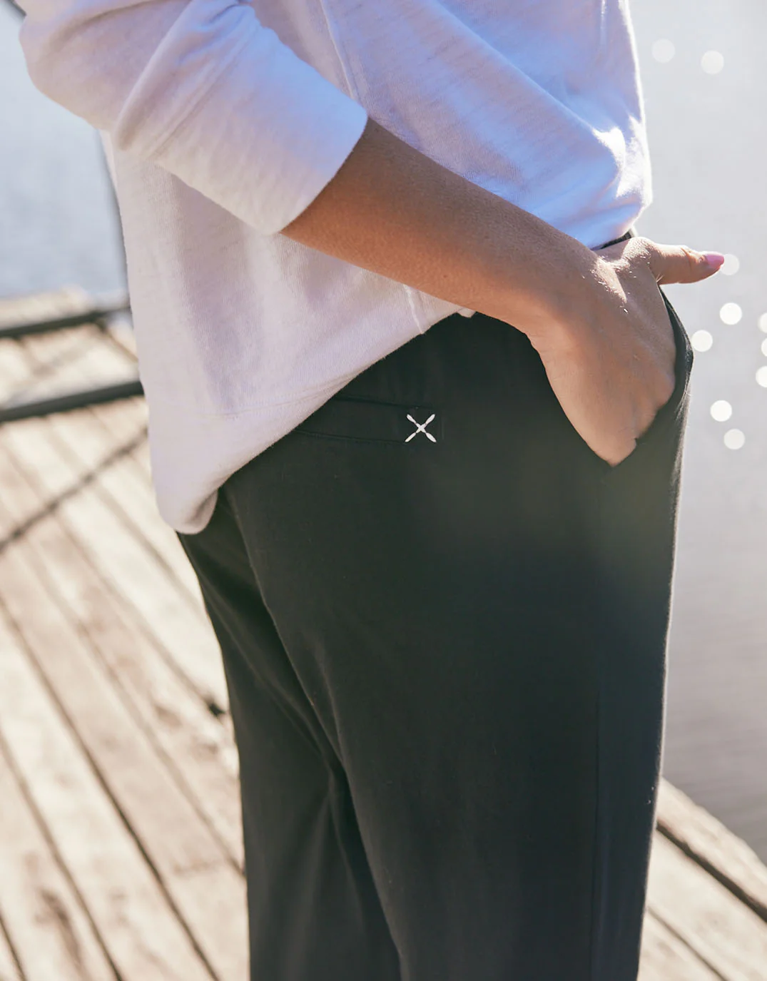 The Sunday Lounge Pant - Black - Image 5