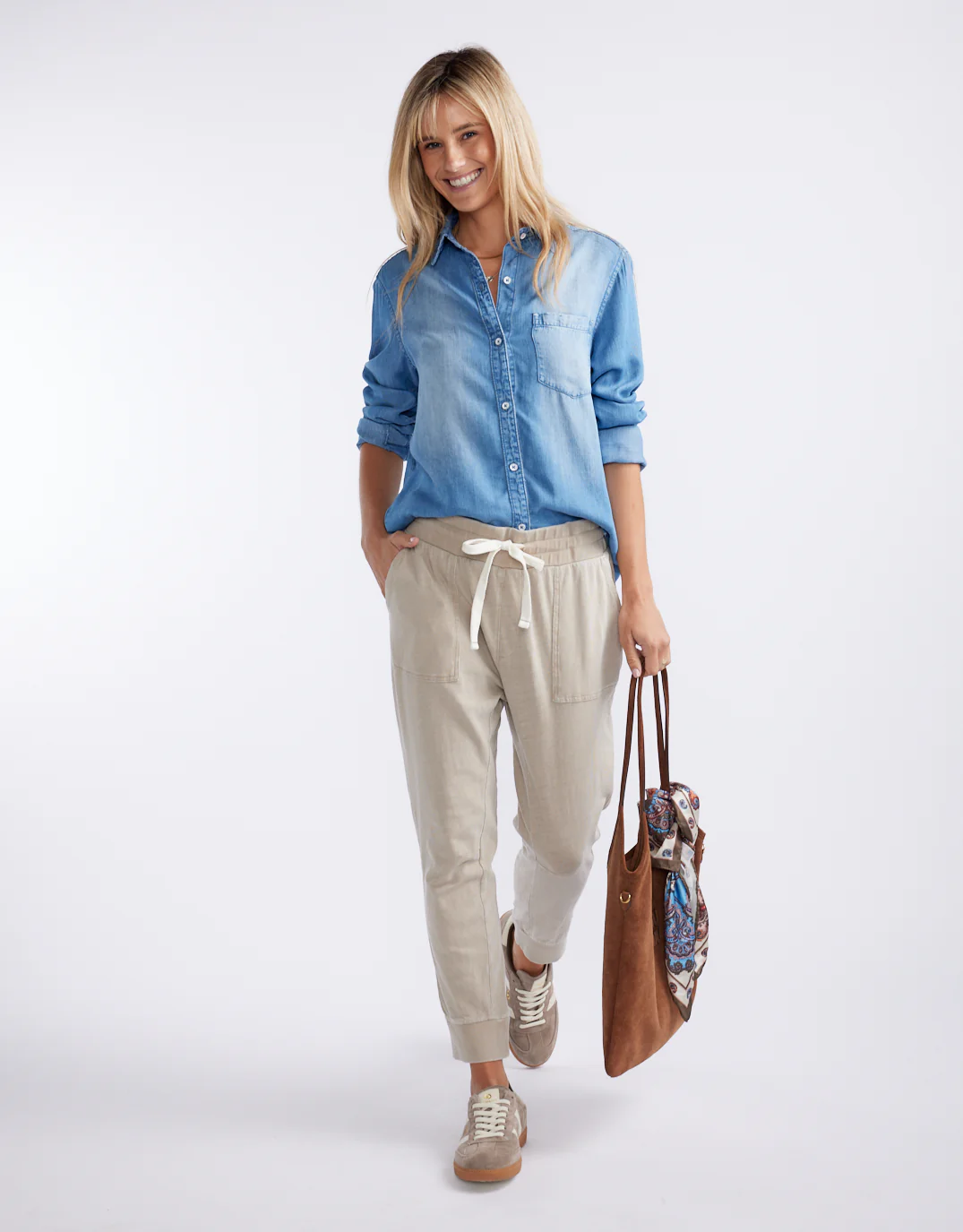The Sunset Pant - Washed Stone - Image 6