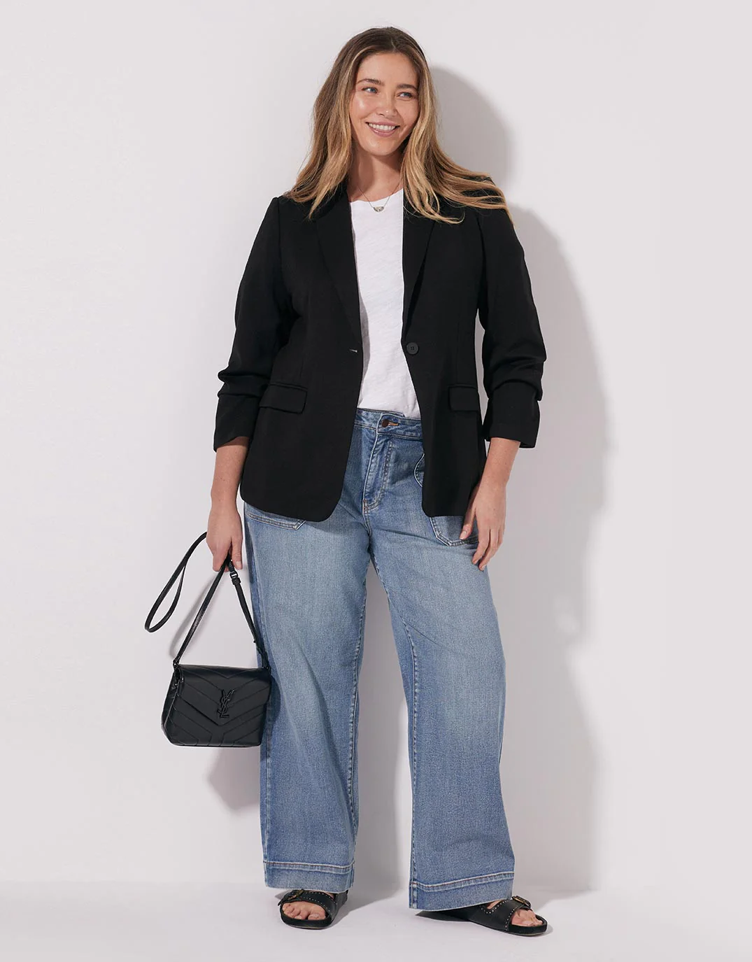 Timeless Ponte Blazer - Black - Image 10