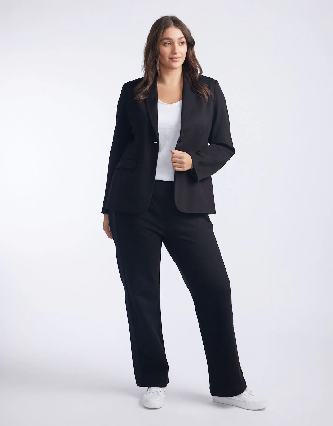 Timeless Ponte Blazer - Black - Image 12