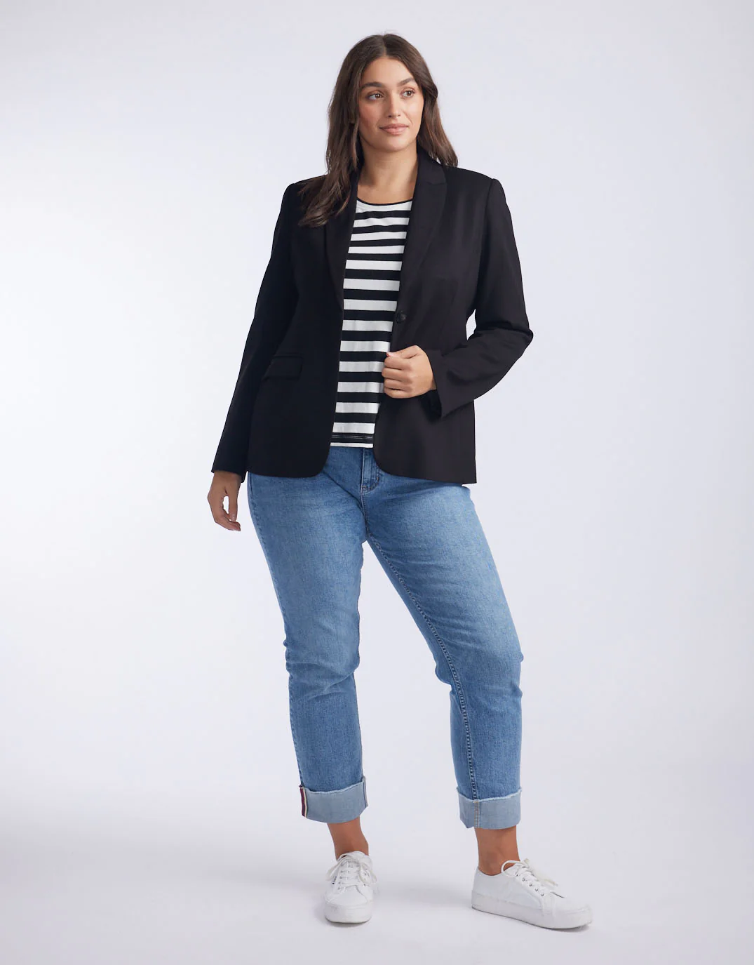 Timeless Ponte Blazer - Black - Image 13