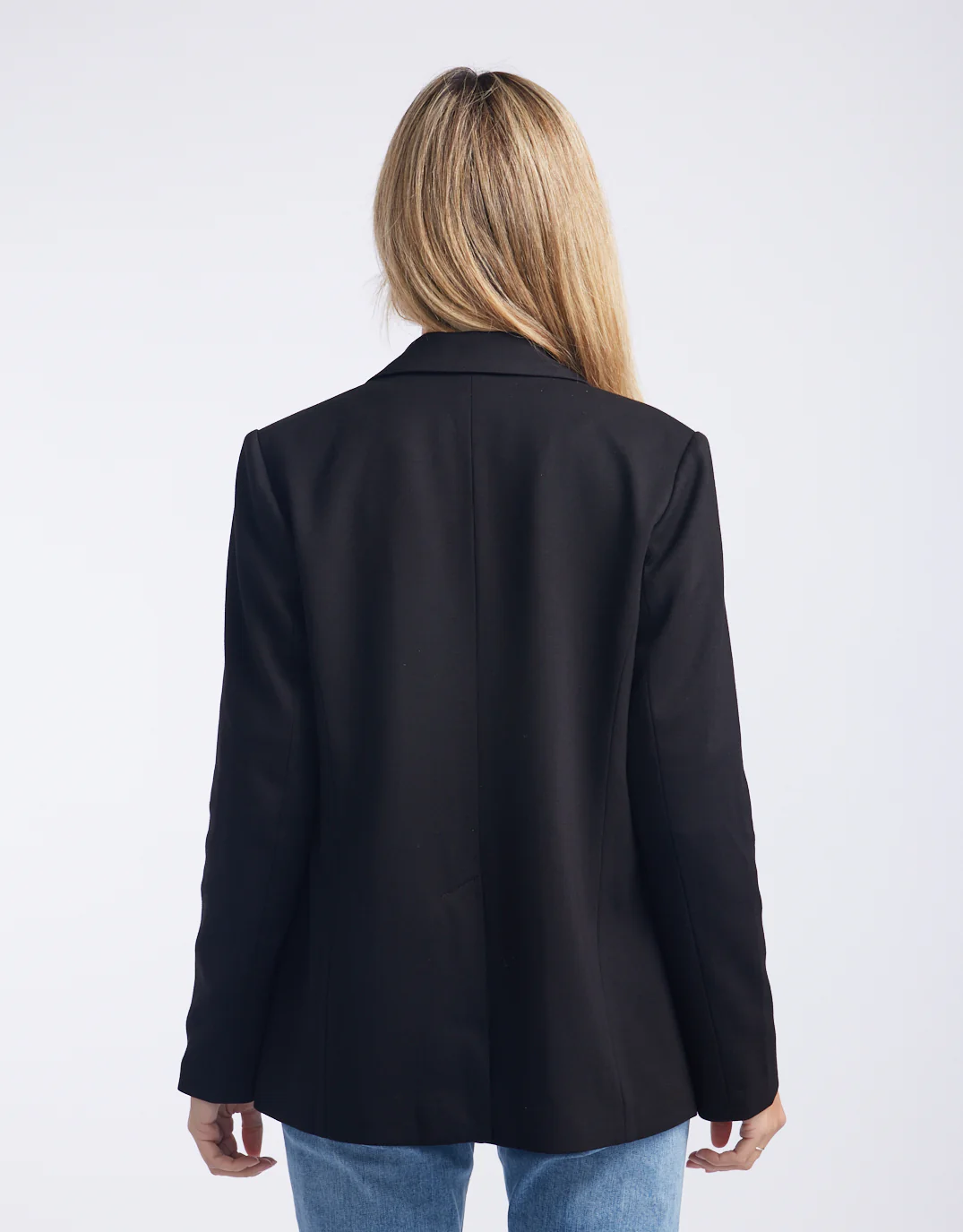Timeless Ponte Blazer - Black - Image 15