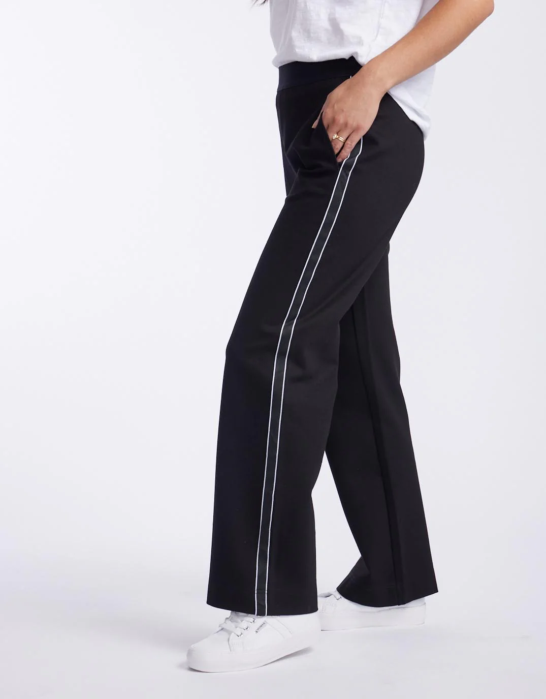 Timeless Straight Leg Ponte Pant - French Tape - Image 12