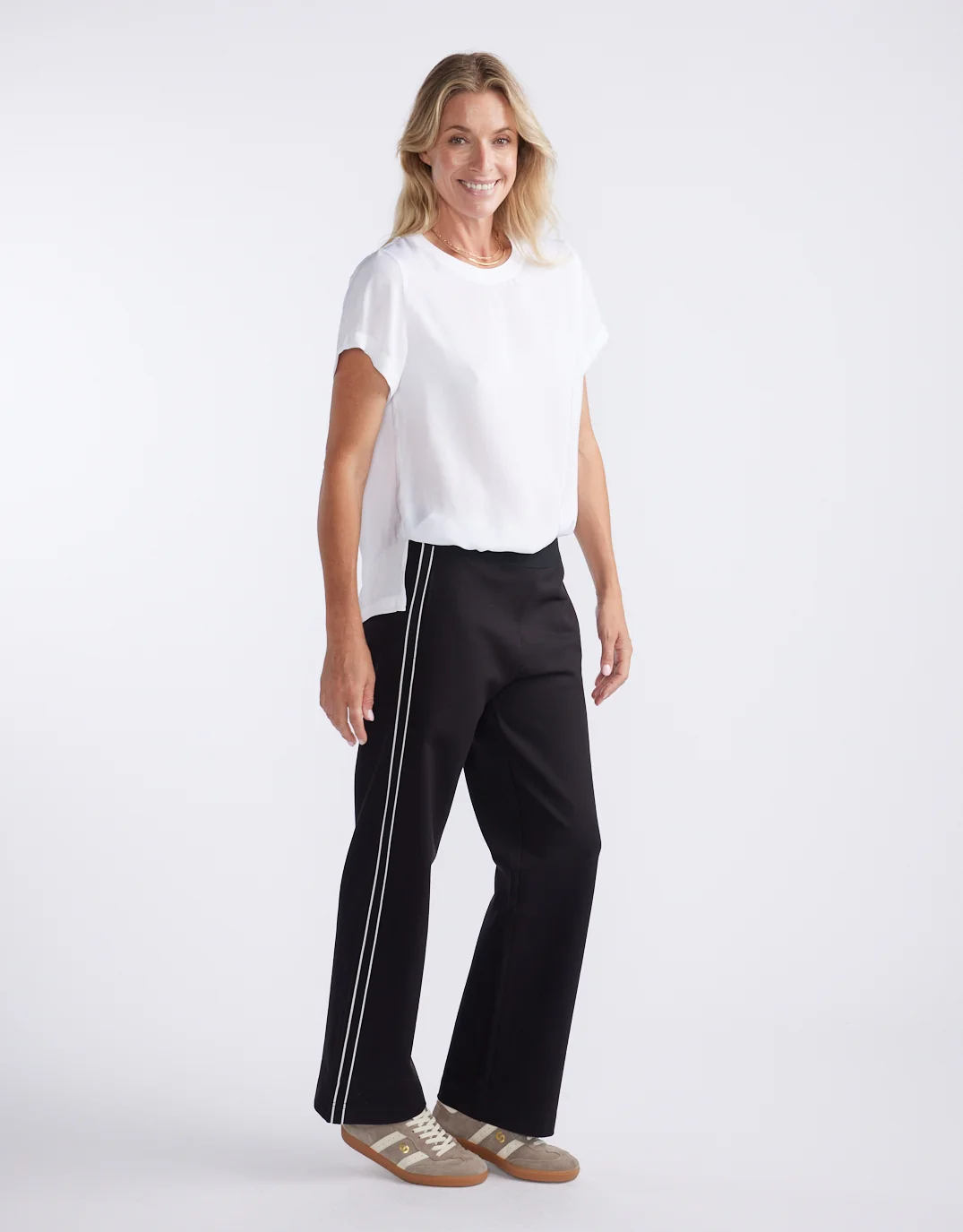 Timeless Straight Leg Ponte Pant - French Tape - Image 4