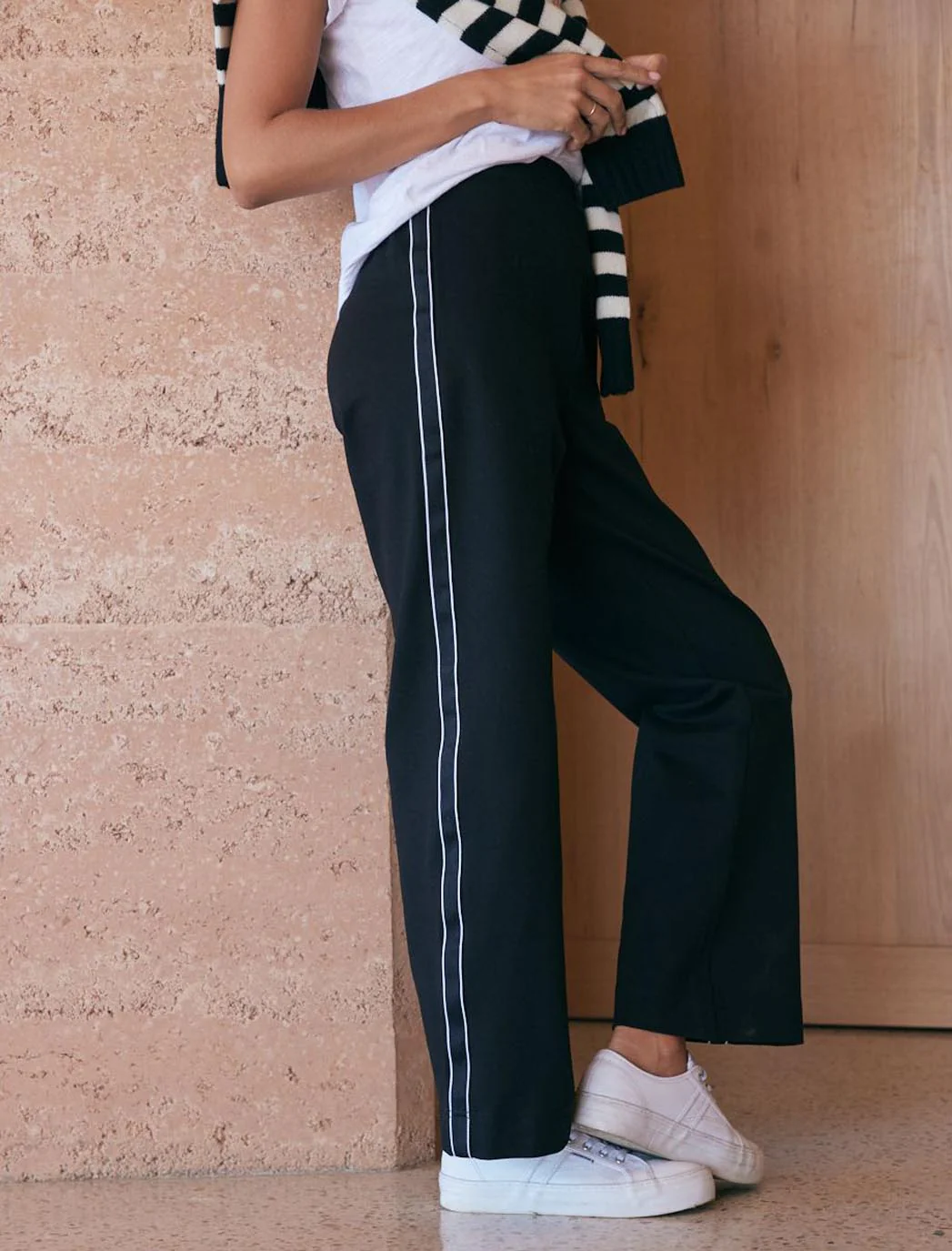 Timeless Straight Leg Ponte Pant - French Tape - Image 9