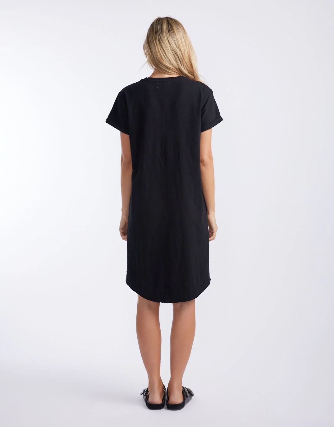 Turn Back Tee Short Dress - Black - Image 5