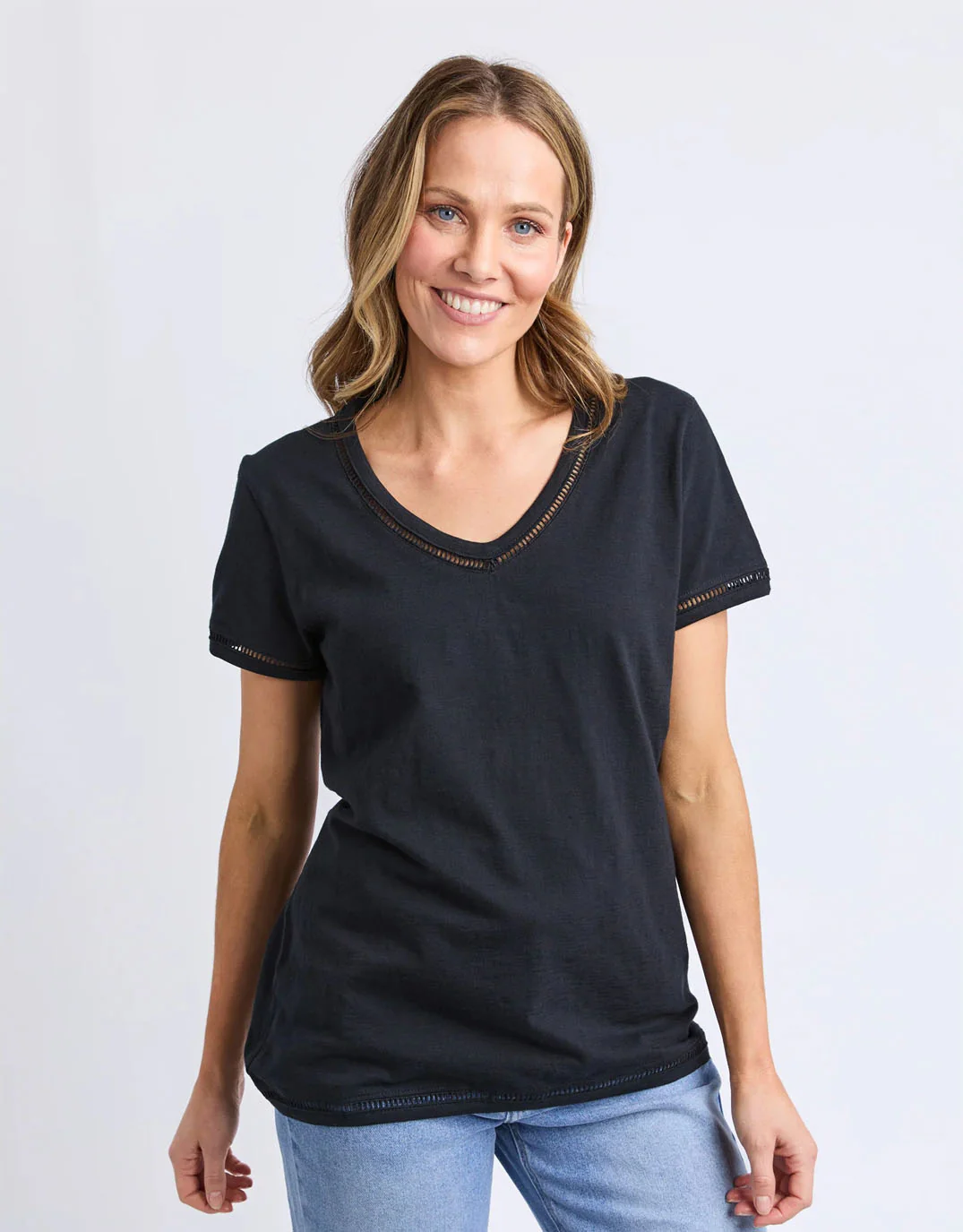 Victoria Short Sleeve Tee - Black - Image 3