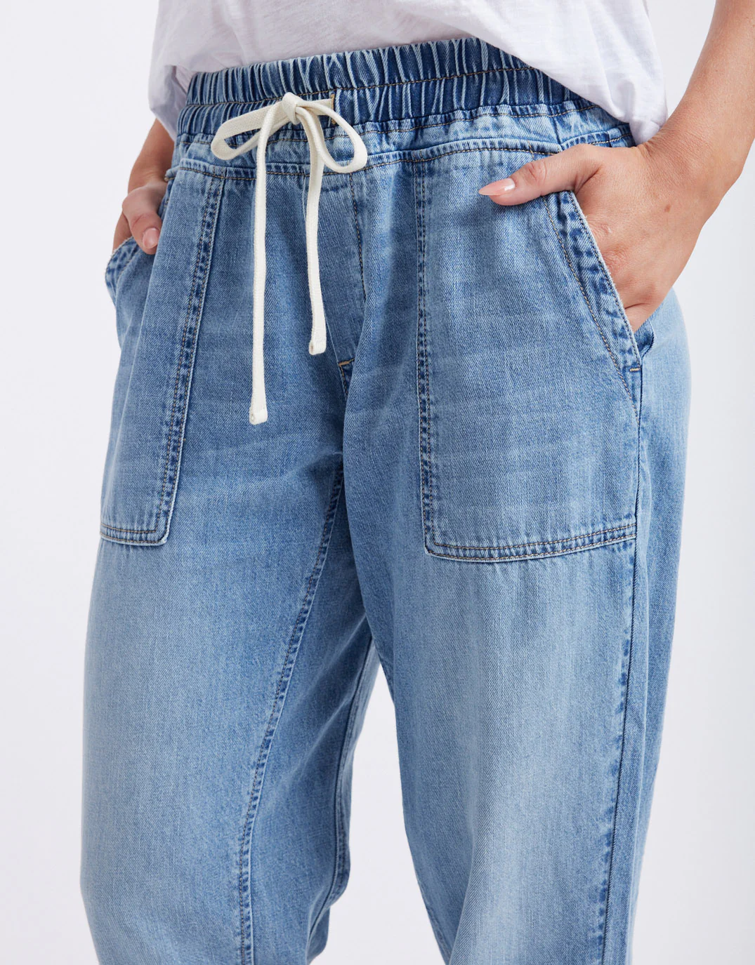 Weekend Utility Pants - Mid Wash - Image 11