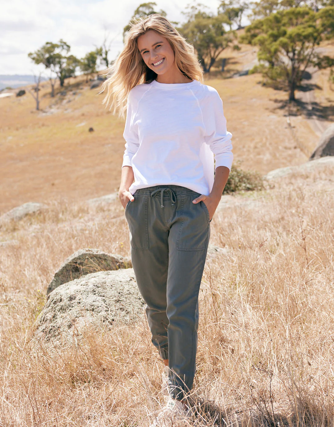 Weekend Utility Pants - Khaki - Image 12