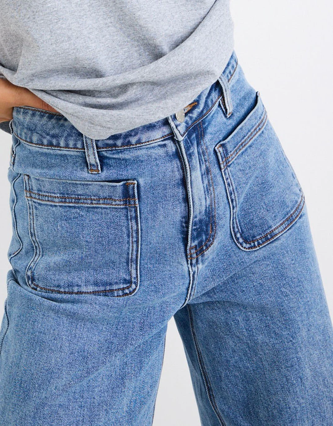Zoey High Rise Stretch Denim Jean - Signature Blue - Image 6